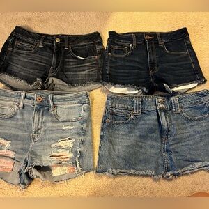 American Eagle shorts and skirt